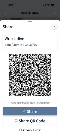 Dive Kit 通过 QR 码和链接分享的方案