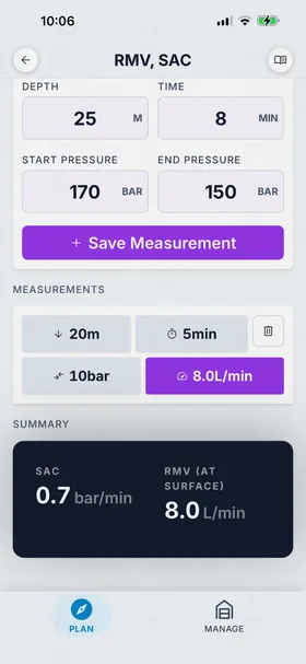 Калькулятор SAC/RMV on phone